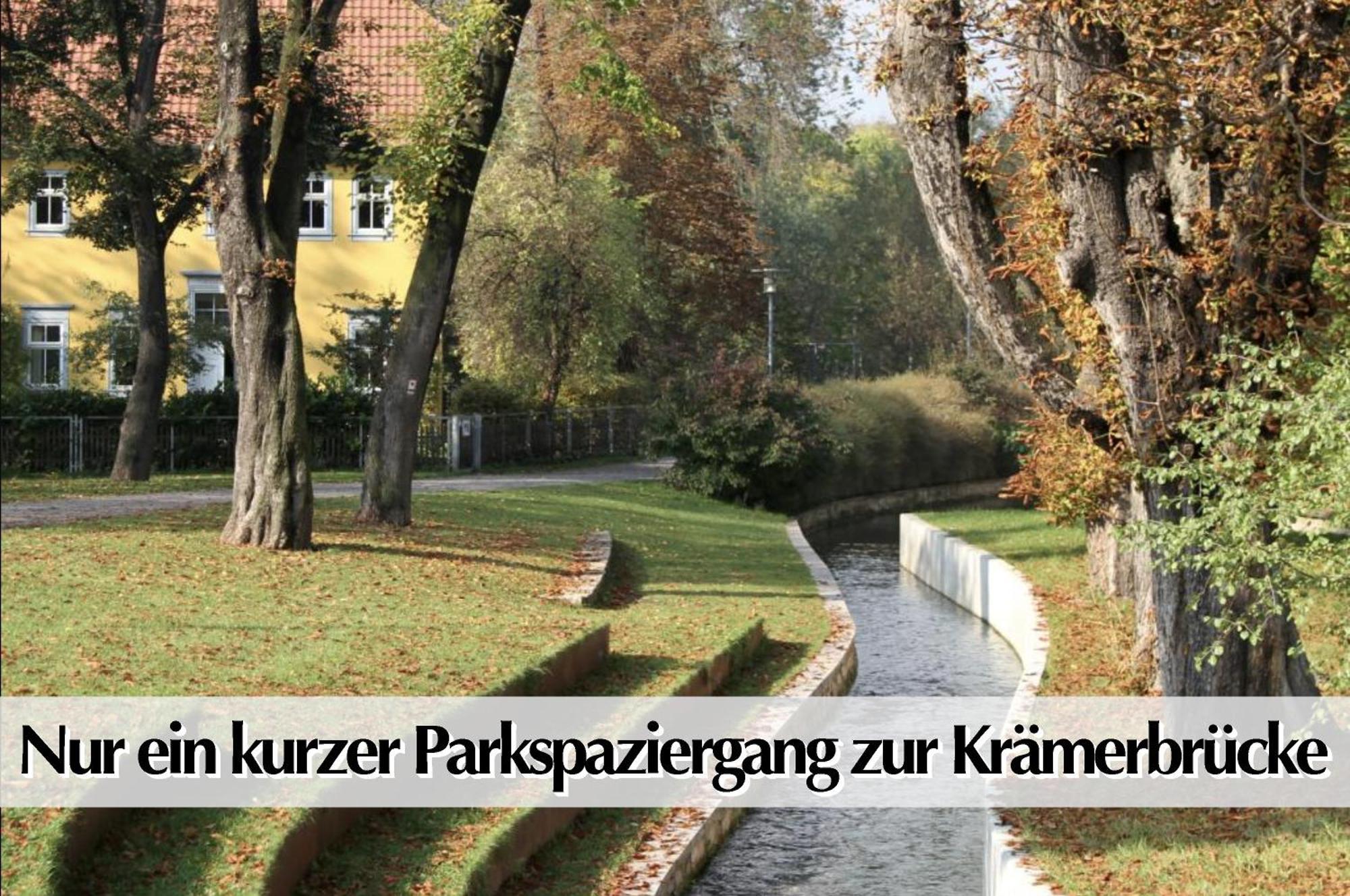 Stadtperle Am Plaetschernden Wasser - 50M2 2R Malerische Fewo In Top Lage Erfurt Ngoại thất bức ảnh